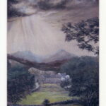 cottage in the lake district oil painting