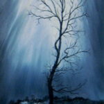the tree oil painting